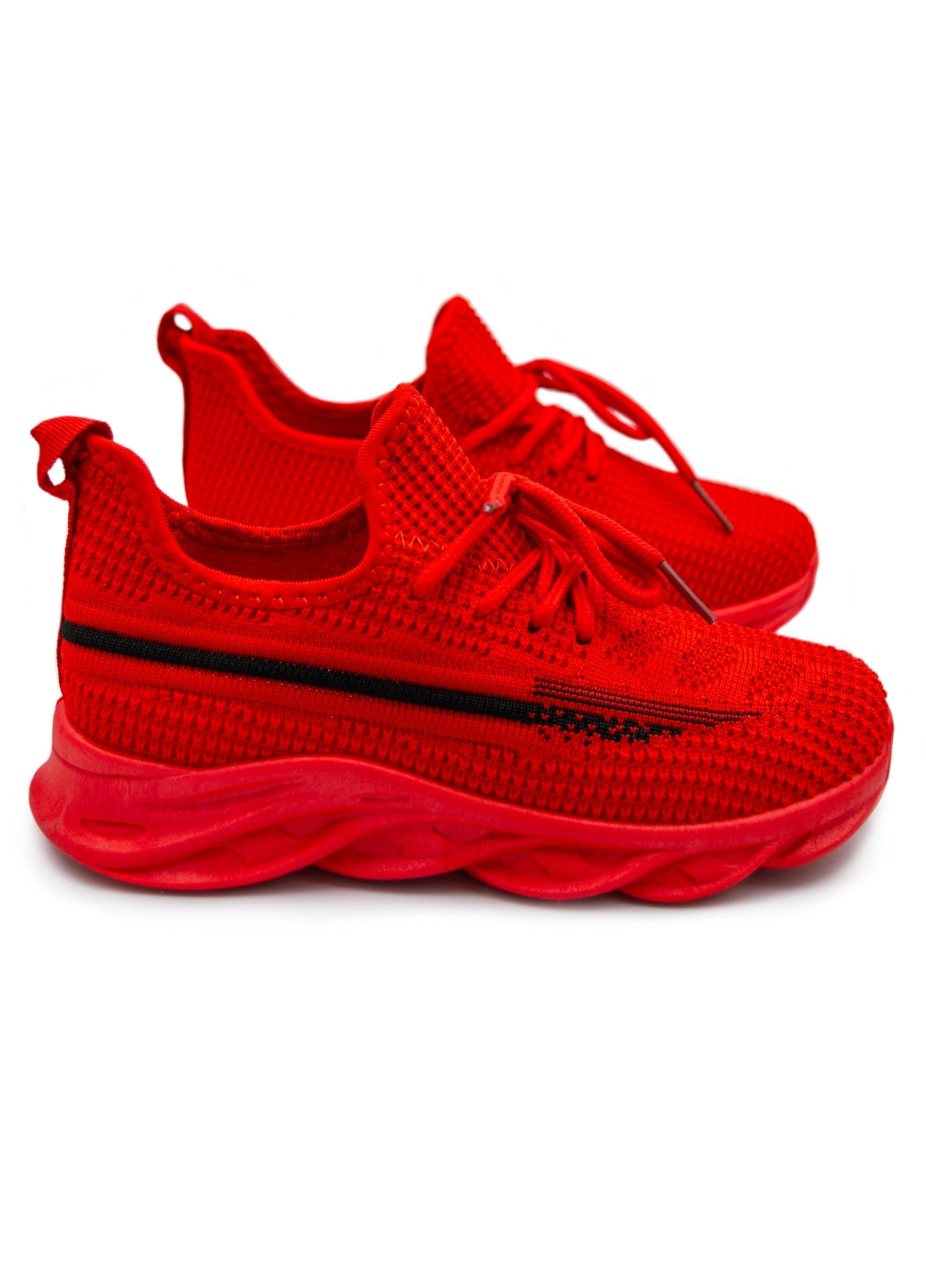 Красные всесезонные детские кроссовки для девочки Lilin Shoes