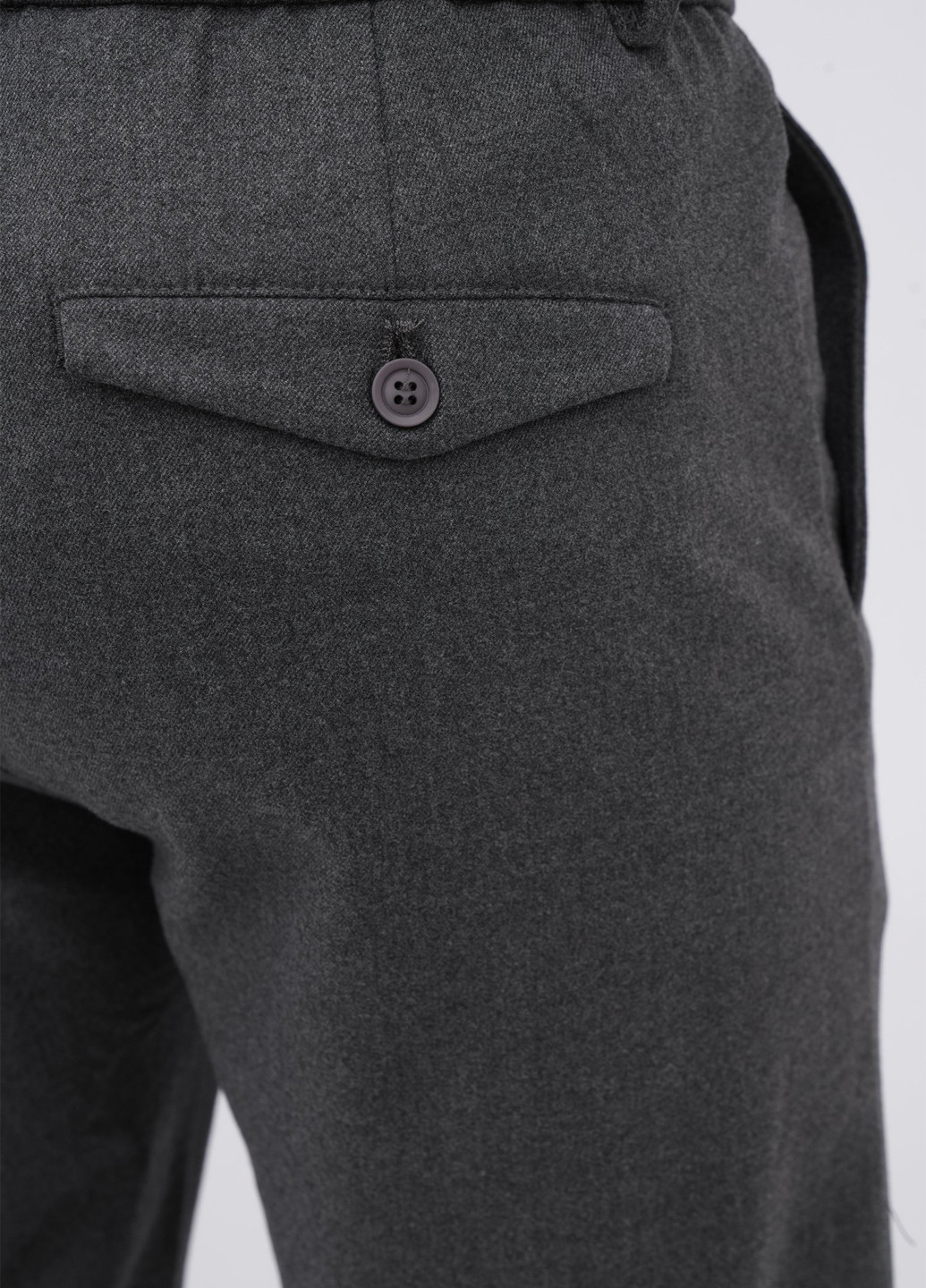 Темно-серые кэжуал демисезонные зауженные брюки K.O.R