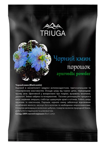 Порошок аюрведичний "Чорний кмин" Ayurvedic Powder Triuga Herbal (250116394)