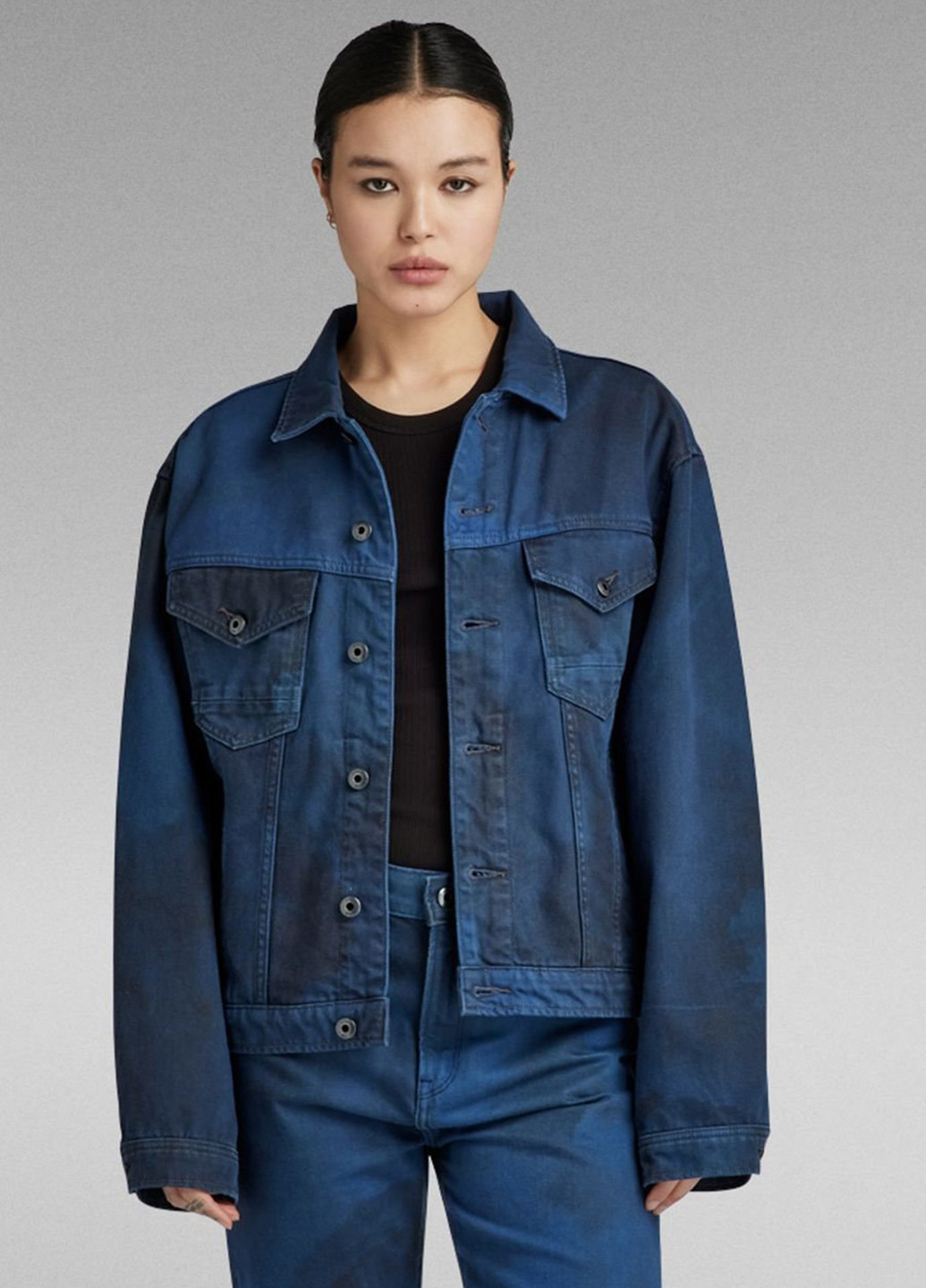 Синя демісезонна куртка G-Star Raw