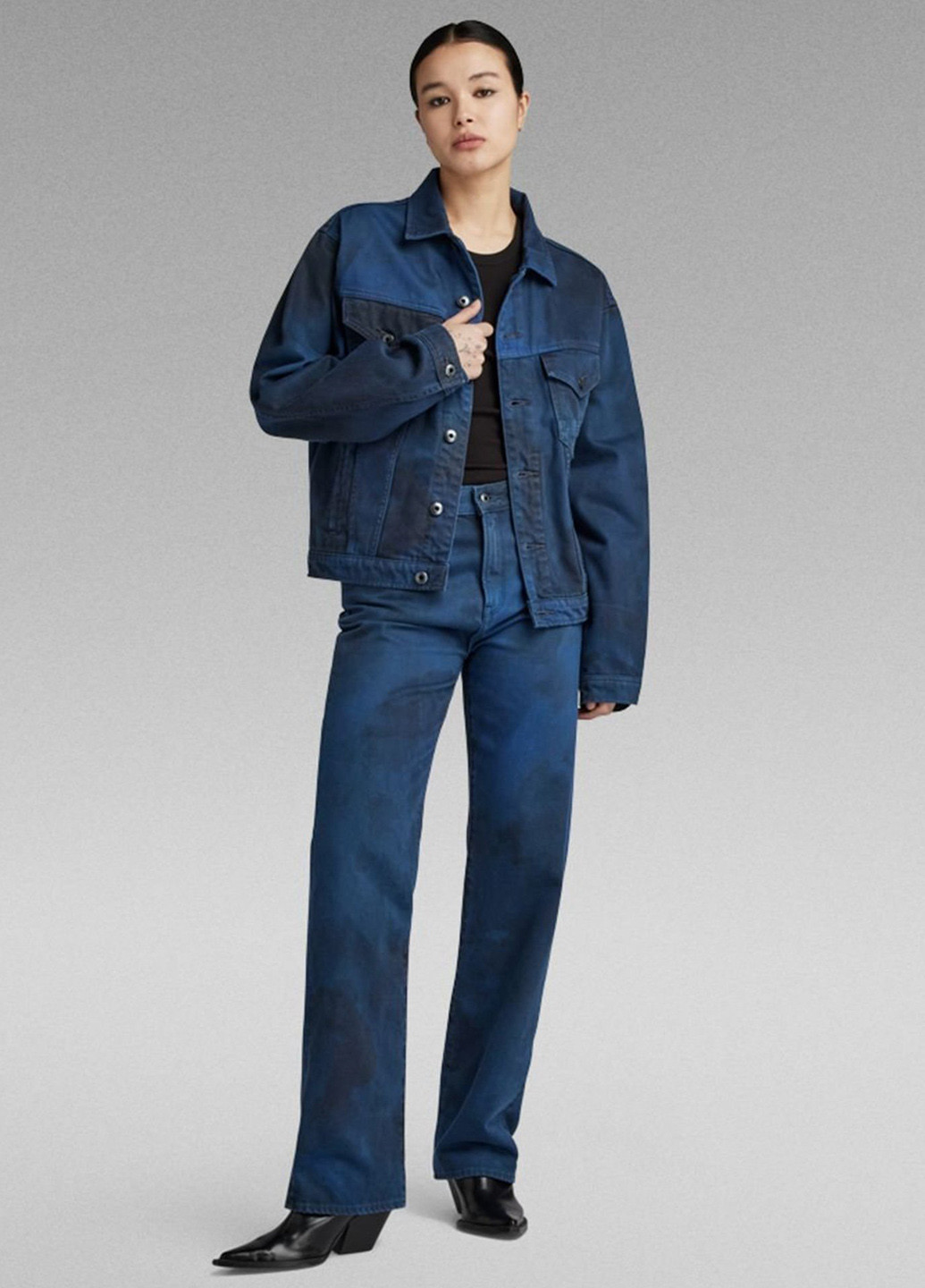 Синя демісезонна куртка G-Star Raw