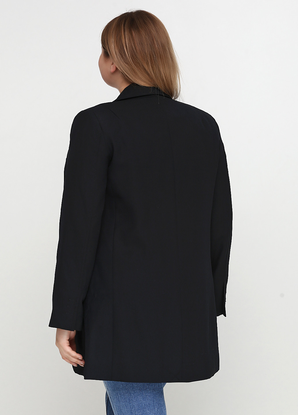 Жакет H&M з довгим рукавом однотонний чорний кежуал
