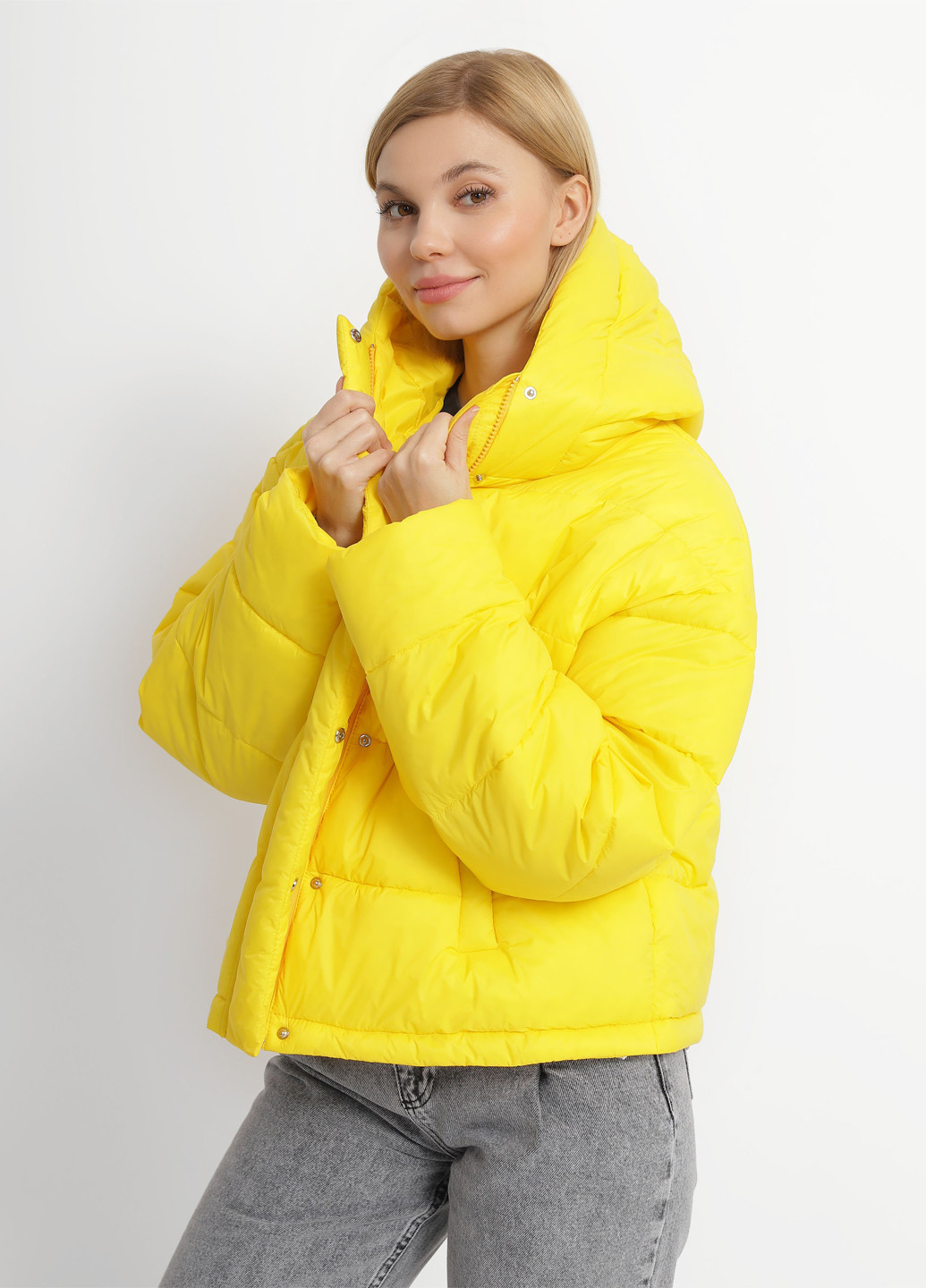 Желтая демисезонная куртка Braska LS-8919-10