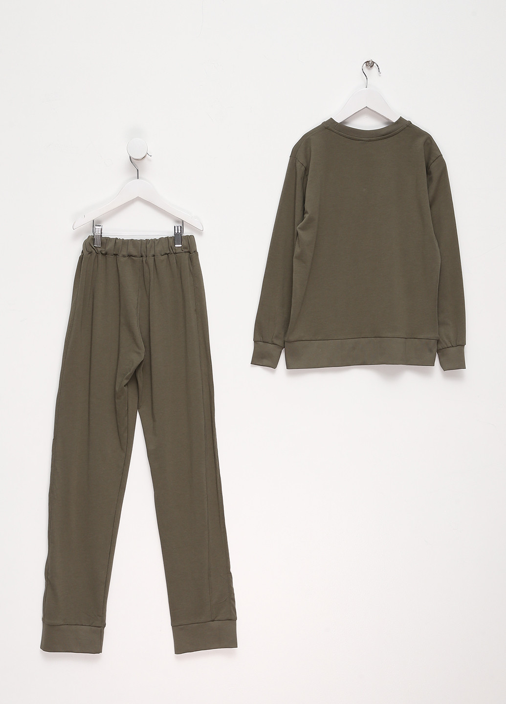 Оливковая (хаки) всесезон пижама (свитшот, брюки) свитшот + брюки Leonardo