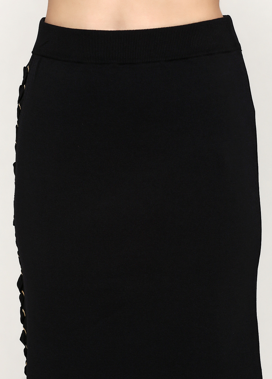 Черная кэжуал однотонная юбка Silvian Heach карандаш