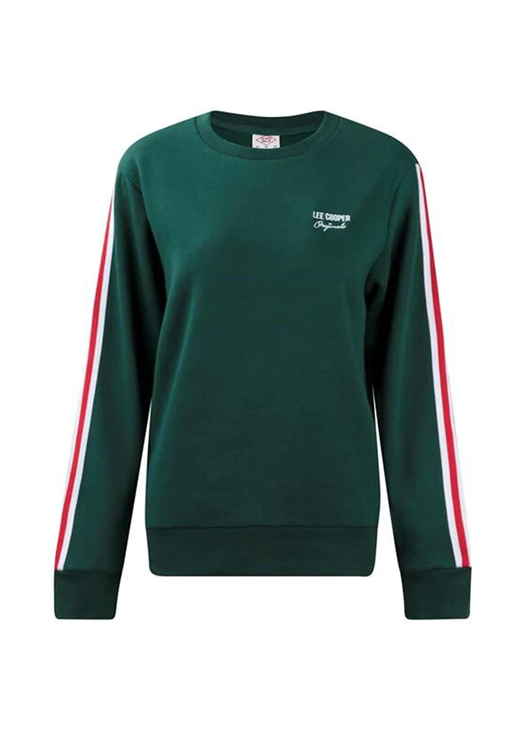 Темно-зеленый свитшот Lee Cooper полоска (163087994)