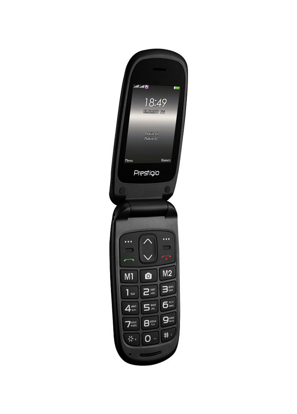 Мобильный телефон Prestigio grace b1 black (pfp1242duoblack) (132029195)