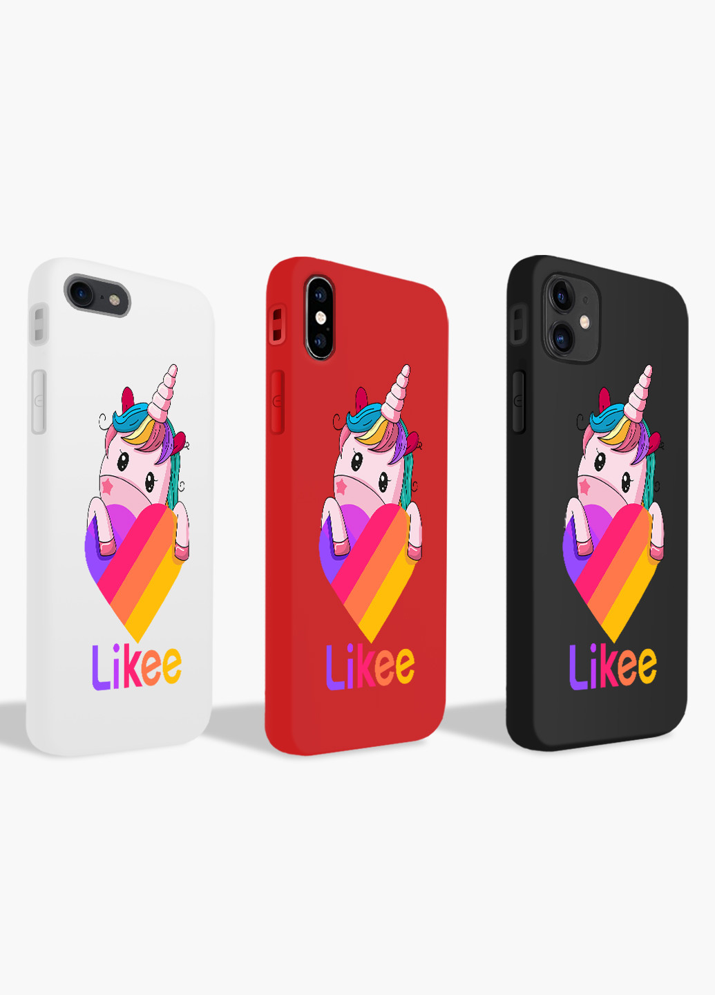 Чехол силиконовый Apple Iphone 7 Лайк Единорог (Likee Unicorn) (17361-1597) MobiPrint (219518124)