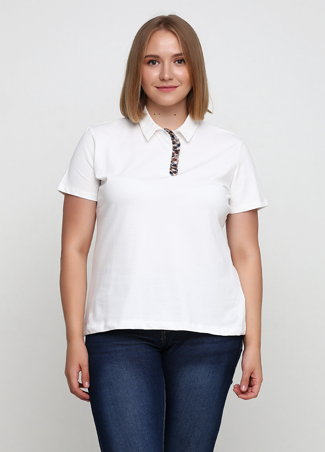 Молочная женская футболка-футболка Aguascutum однотонная