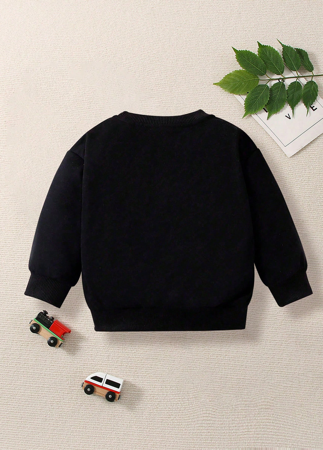 SHEIN свитшот надпись черный кэжуал полиэстер, трикотаж