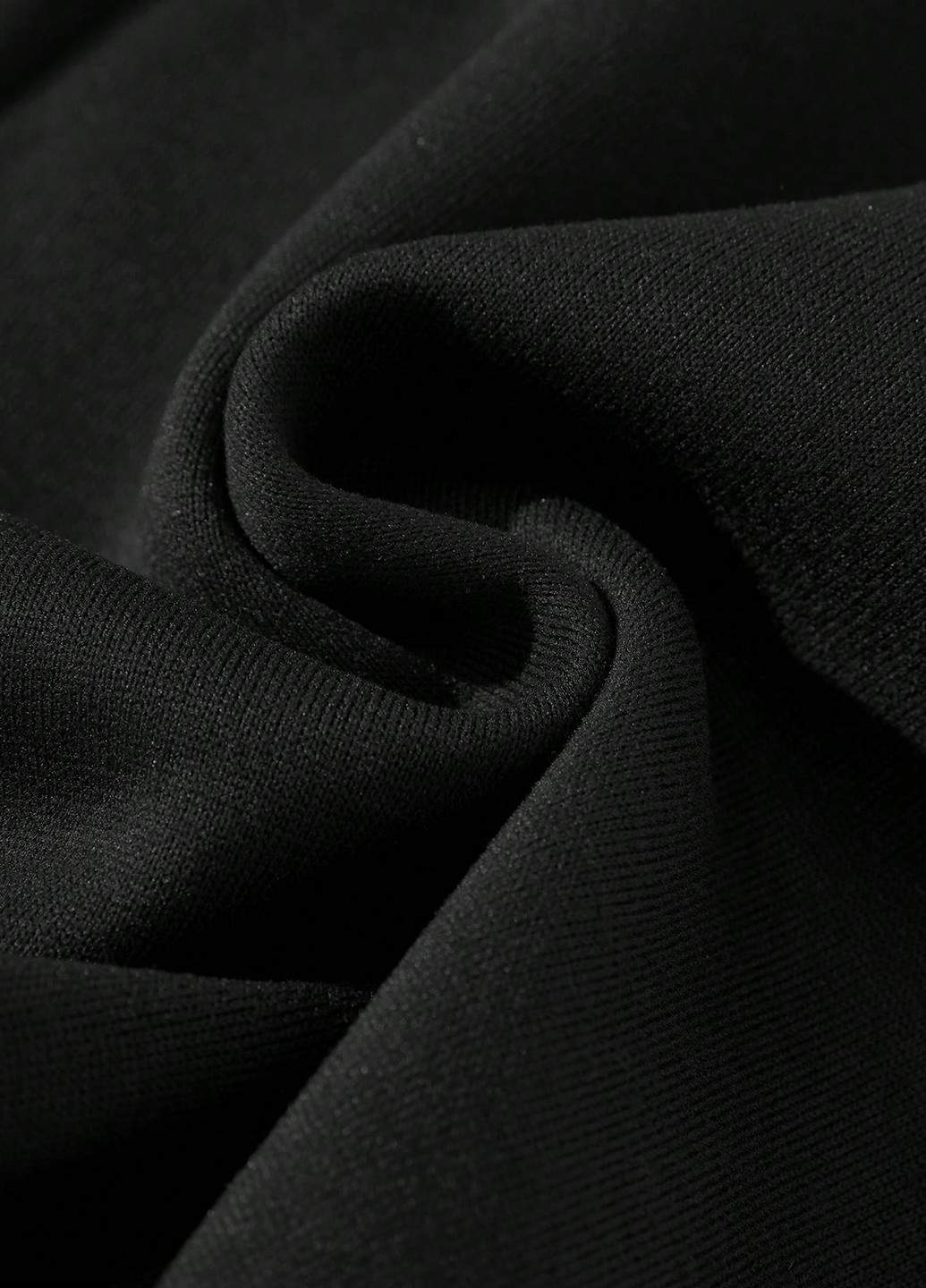 SHEIN свитшот надпись черный кэжуал полиэстер, трикотаж