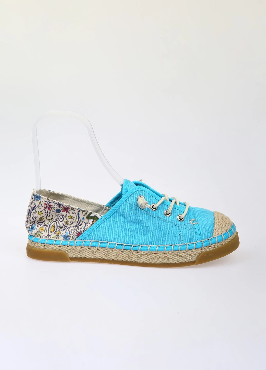 Голубые мокасины Sperry