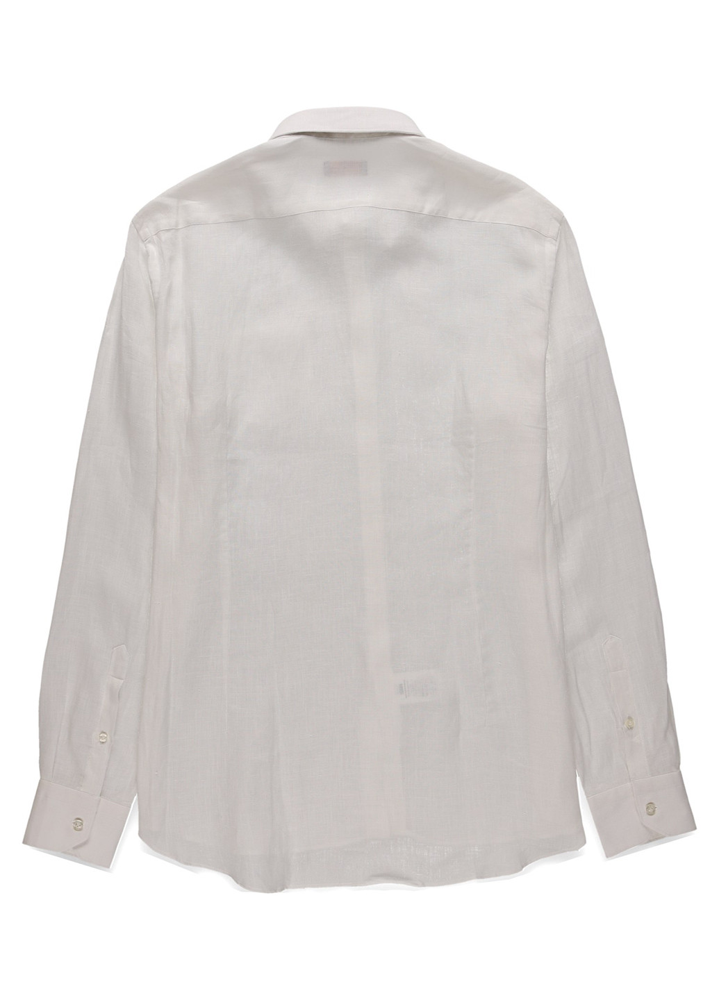 Белая классическая, кэжуал рубашка однотонная Nazarenogabrielli