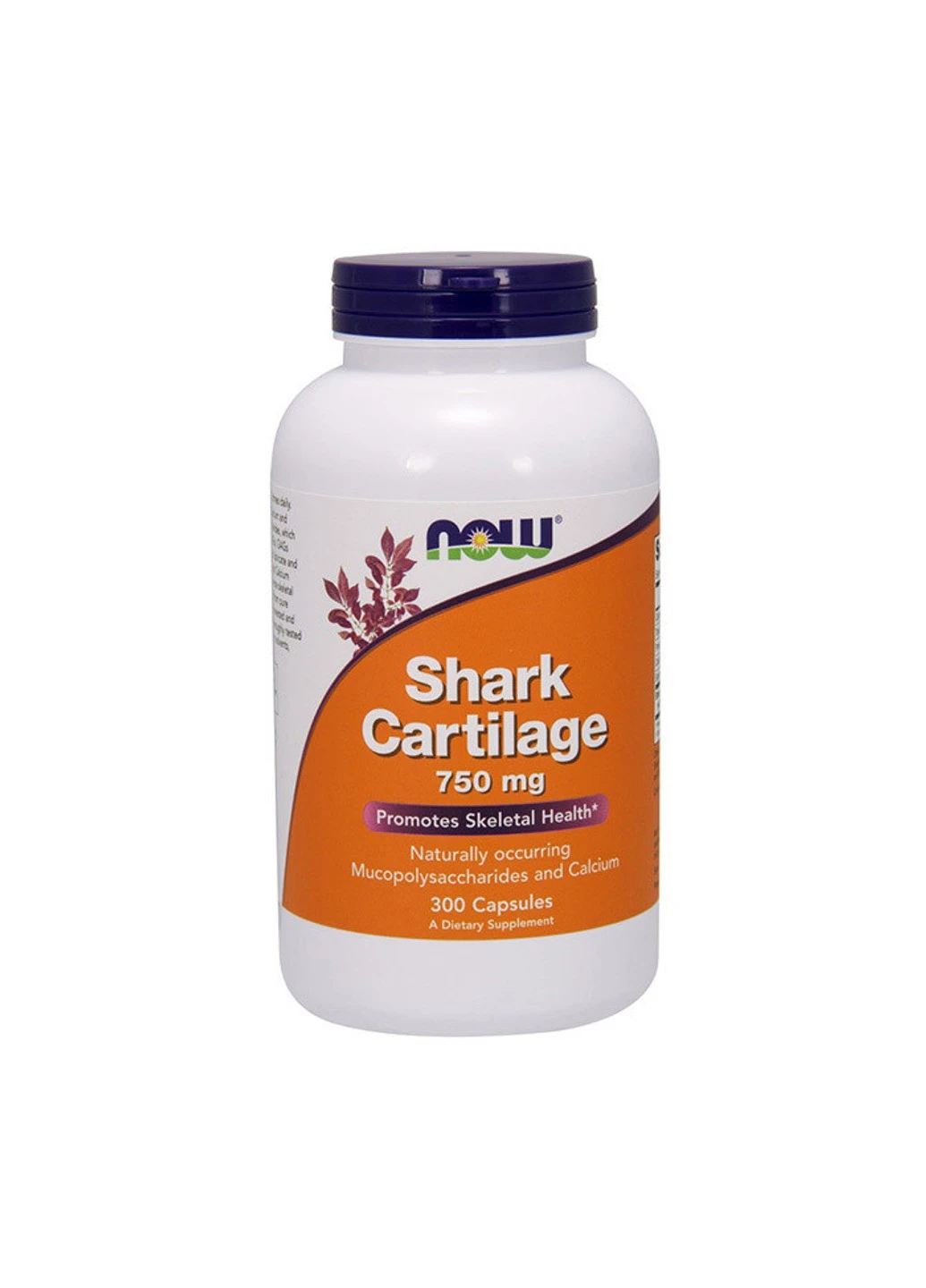 Акулий хрящ Shark Cartilage 750 mg (300 капс) нау фудс Now Foods (255409023)