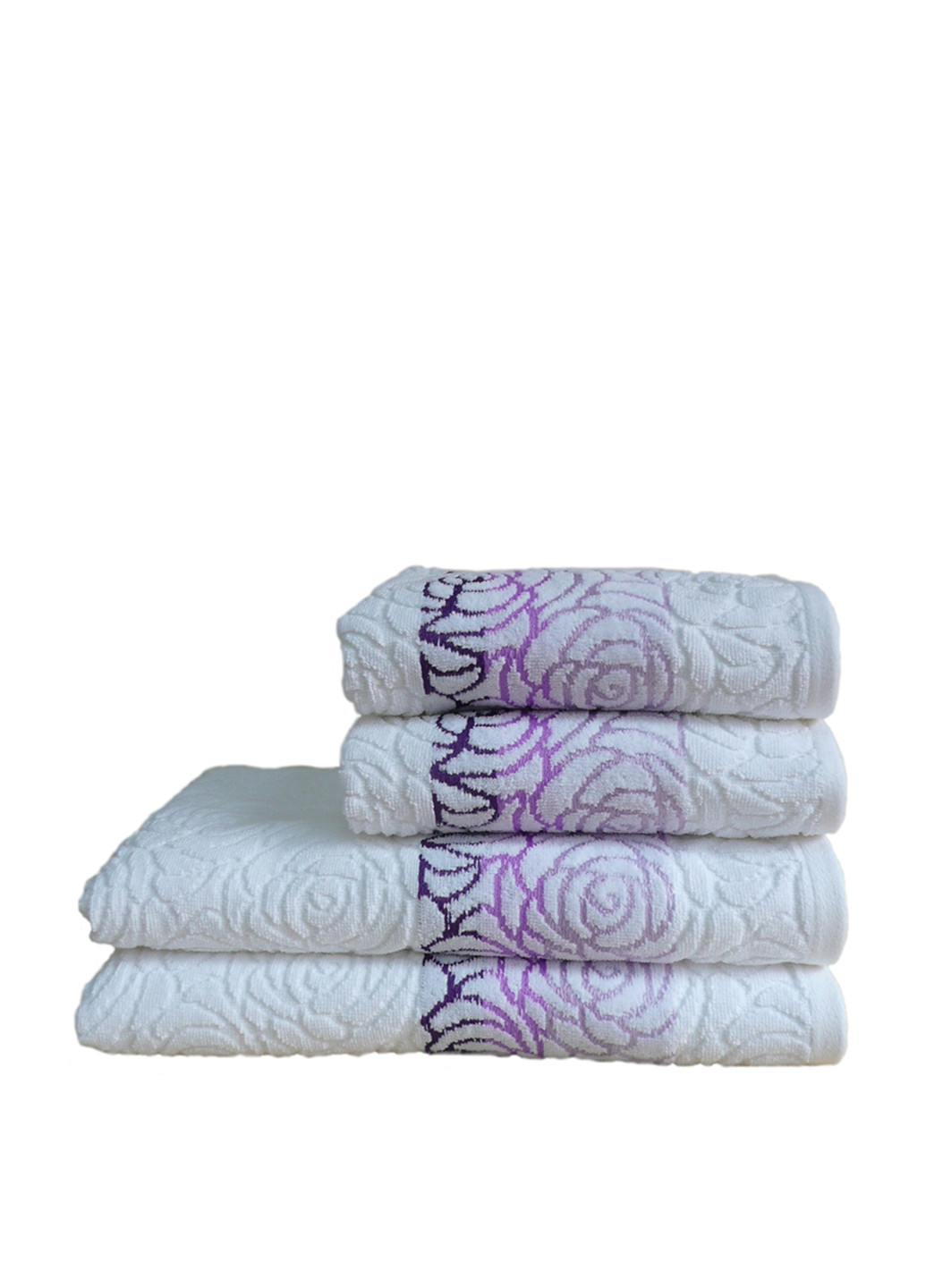 Home Line полотенце, 50х90 см цветочный белый производство - Турция