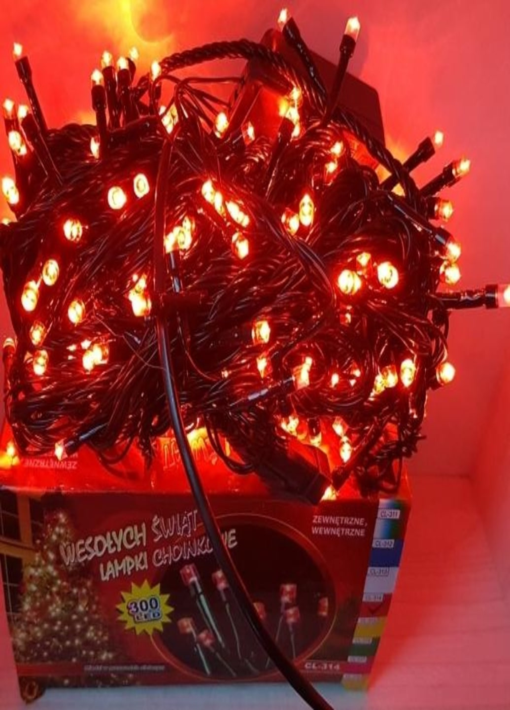 Светодиодная гирлянда LED 300 Красная 22м с контроллером (698464910) Francesco Marconi (201693083)
