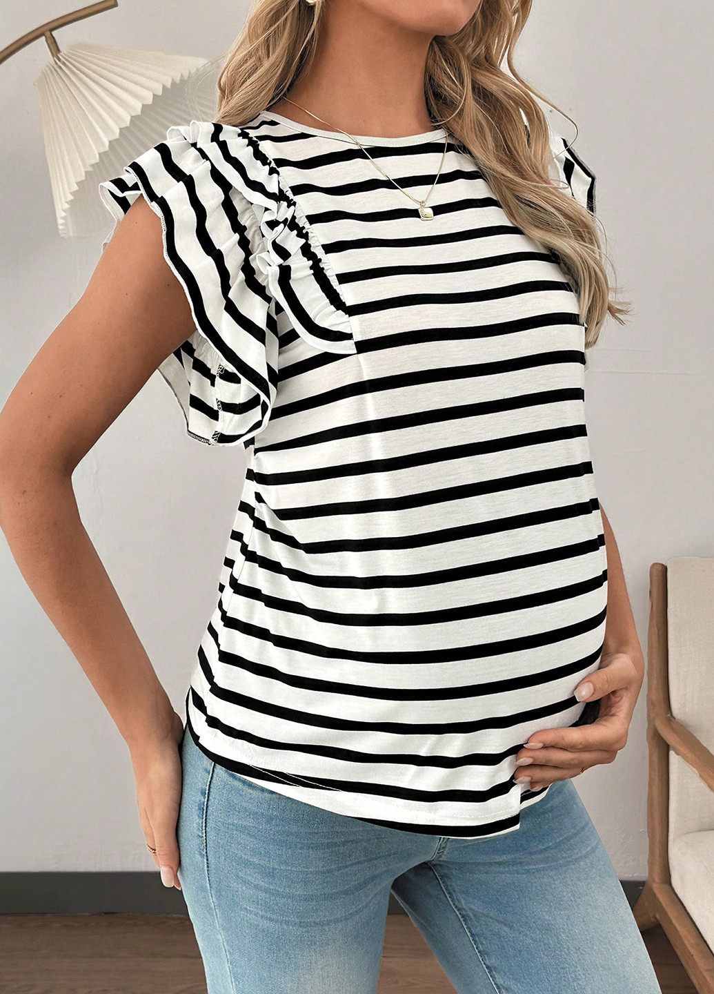 Футболка для беременных SHEIN - (367436186)