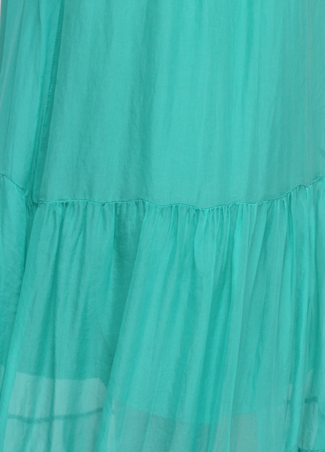 Зеленая кэжуал однотонная юбка Paolo Casalini
