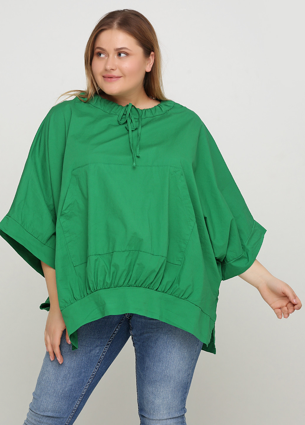 Зелена блуза Italy Moda