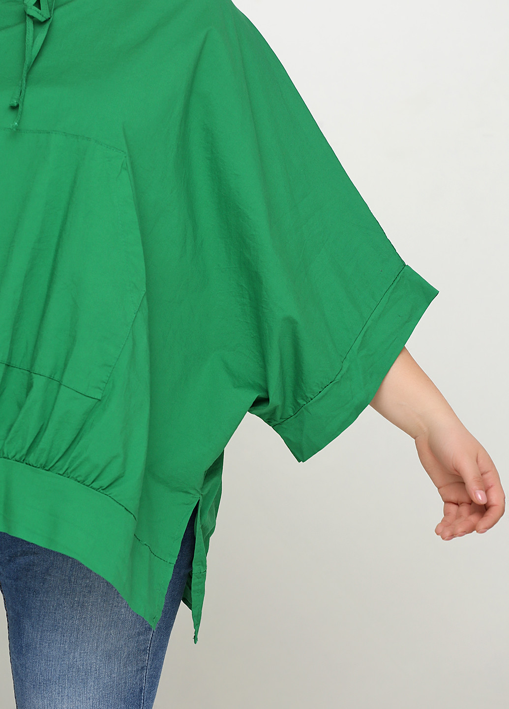 Зеленая демисезонная блуза Italy Moda