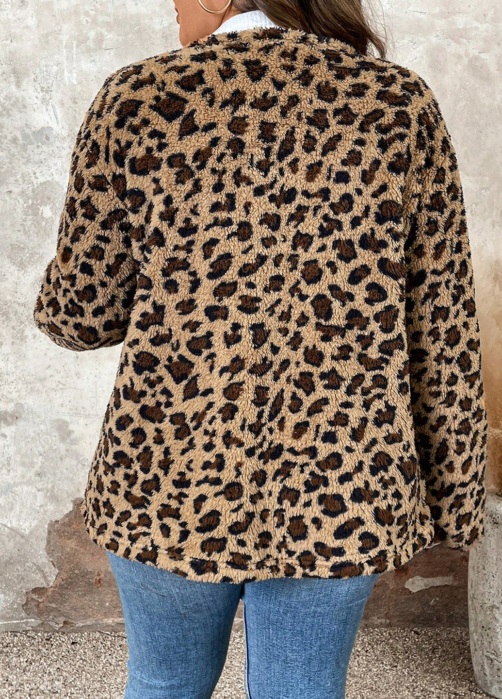 Светло-коричневая демисезонная куртка куртка-лайнер SHEIN