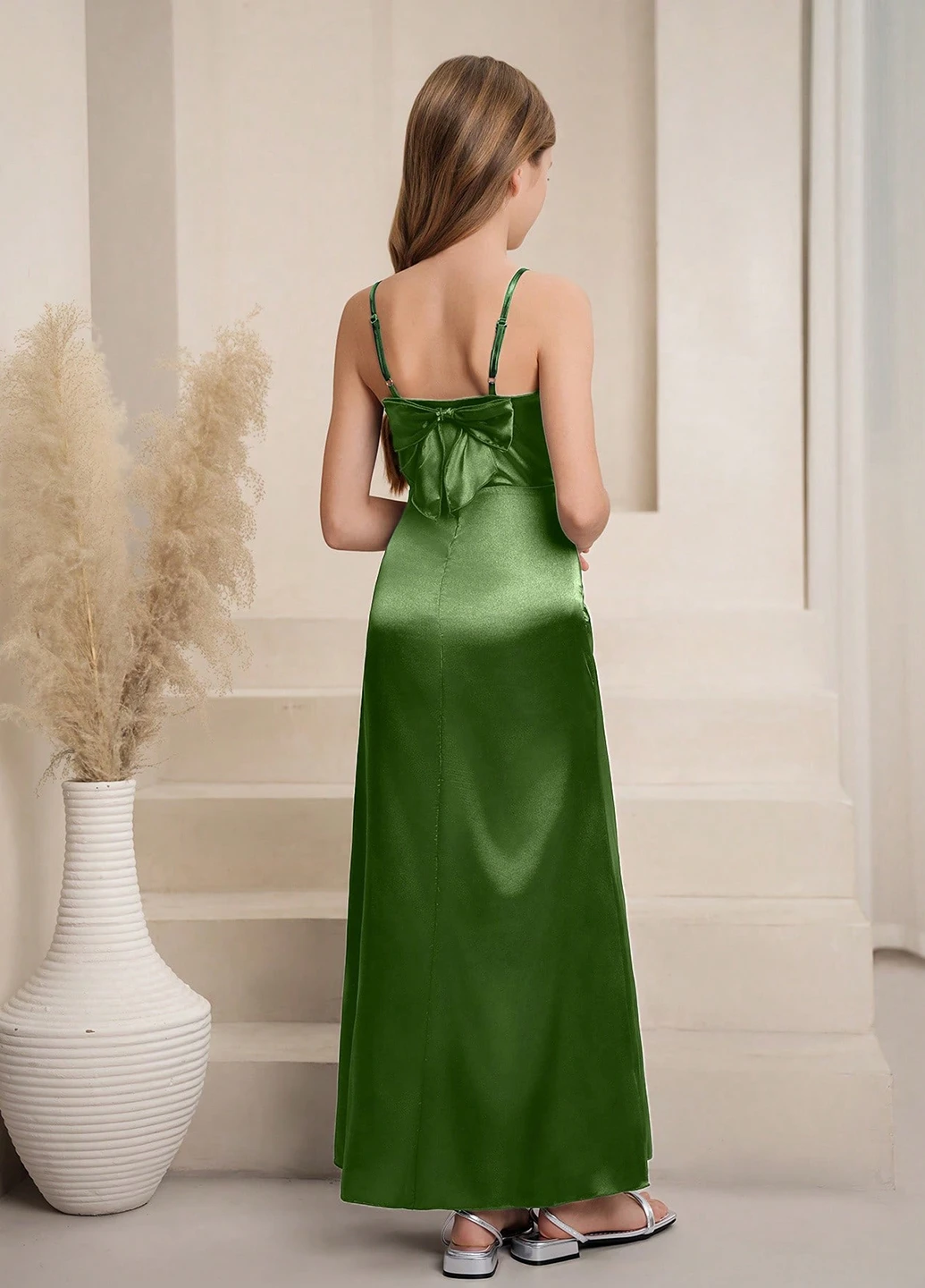 Зелёное платье SHEIN (367748172)
