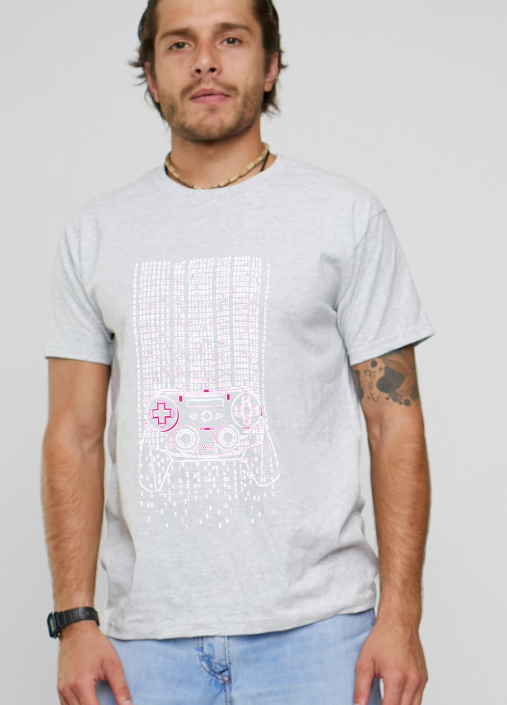 Сіра футболка чоловіча YAPPI