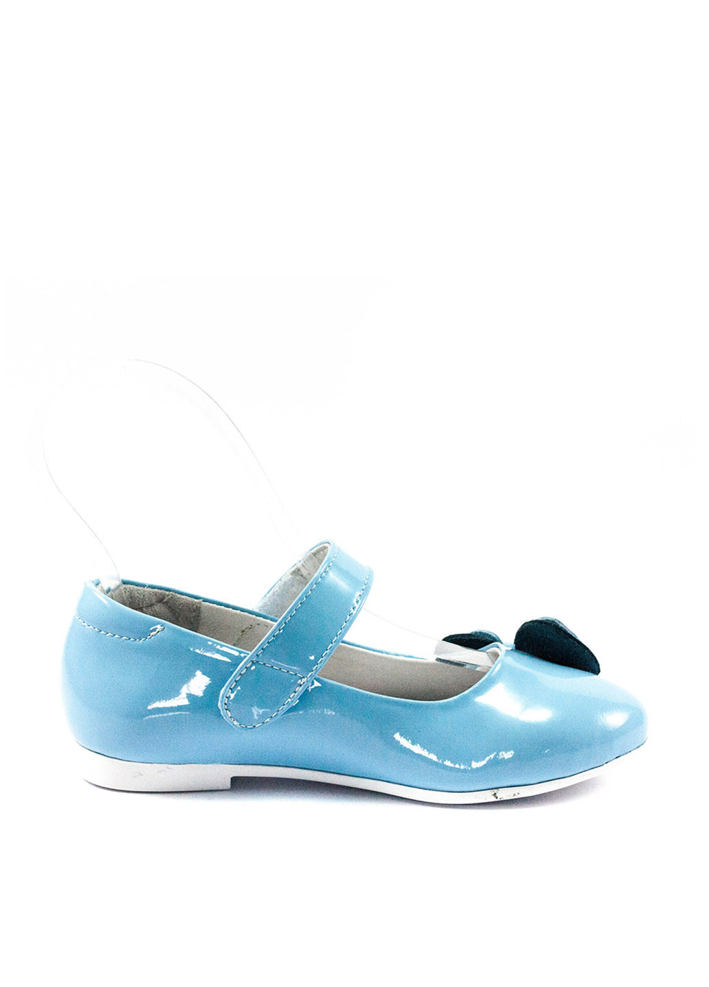 Голубые туфли на низком каблуке Foletti Kids