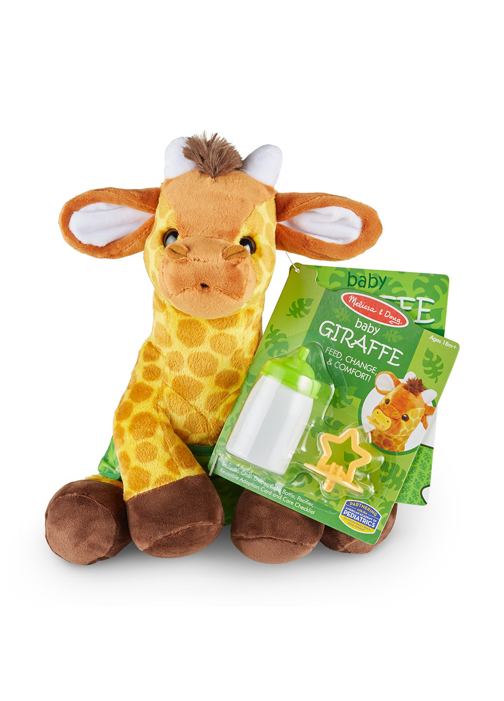 Мягкая игрушка Жираф, 25,5х23x18 см Melissa & Doug (251711174)