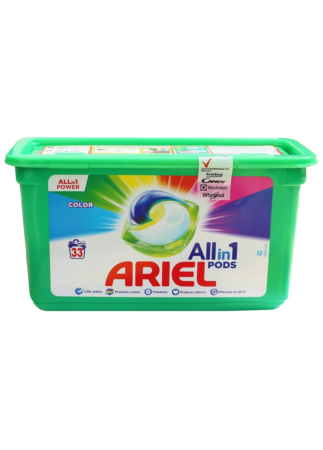 Гель-капсулы для стирки 3в1 для цветных вещей 33 шт. Ariel - (253120066)