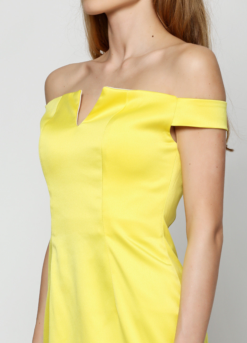 Жовтий коктейльна плаття, сукня Ut однотонна