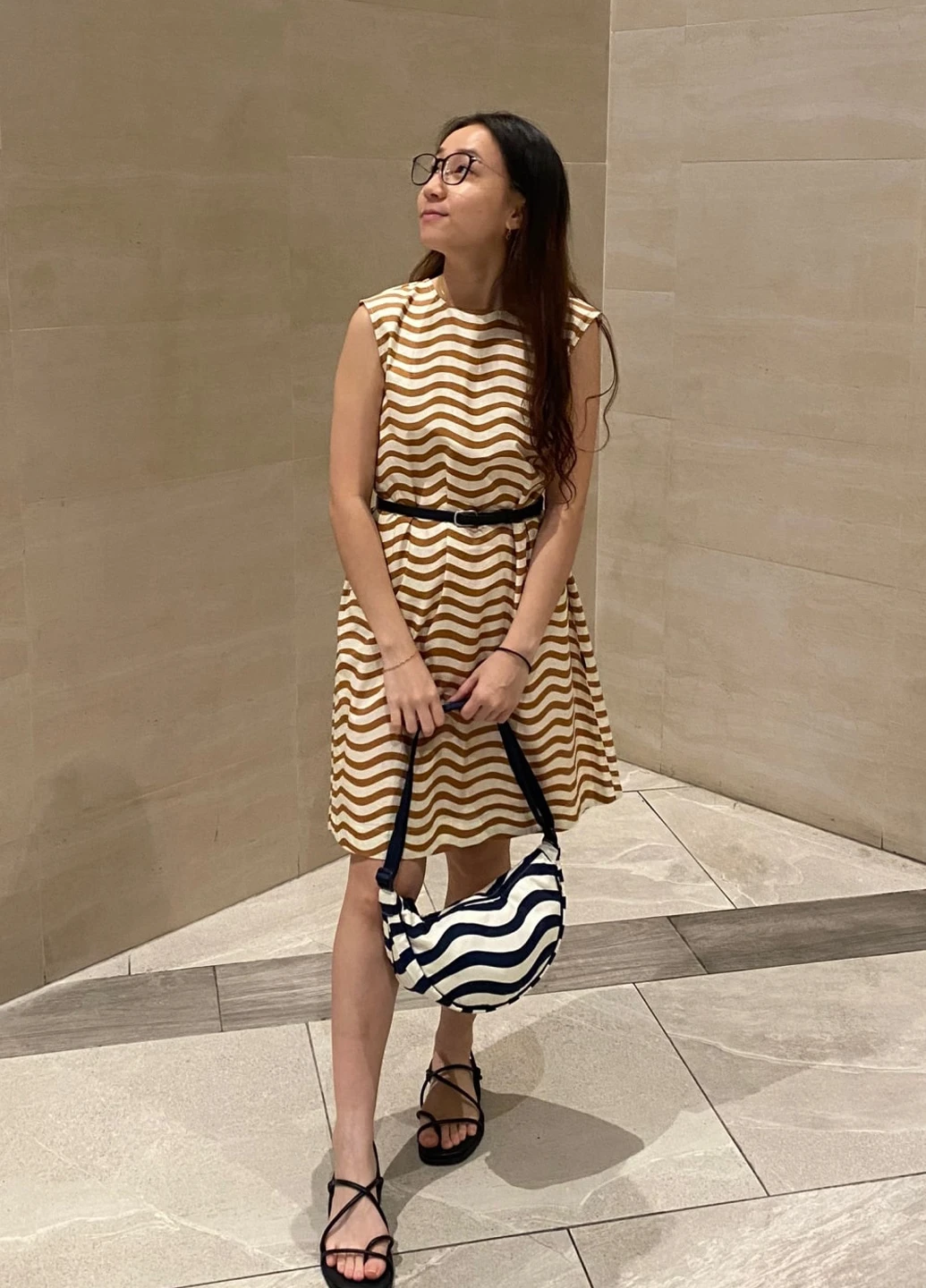 Комбінована сукня Uniqlo (308793423)