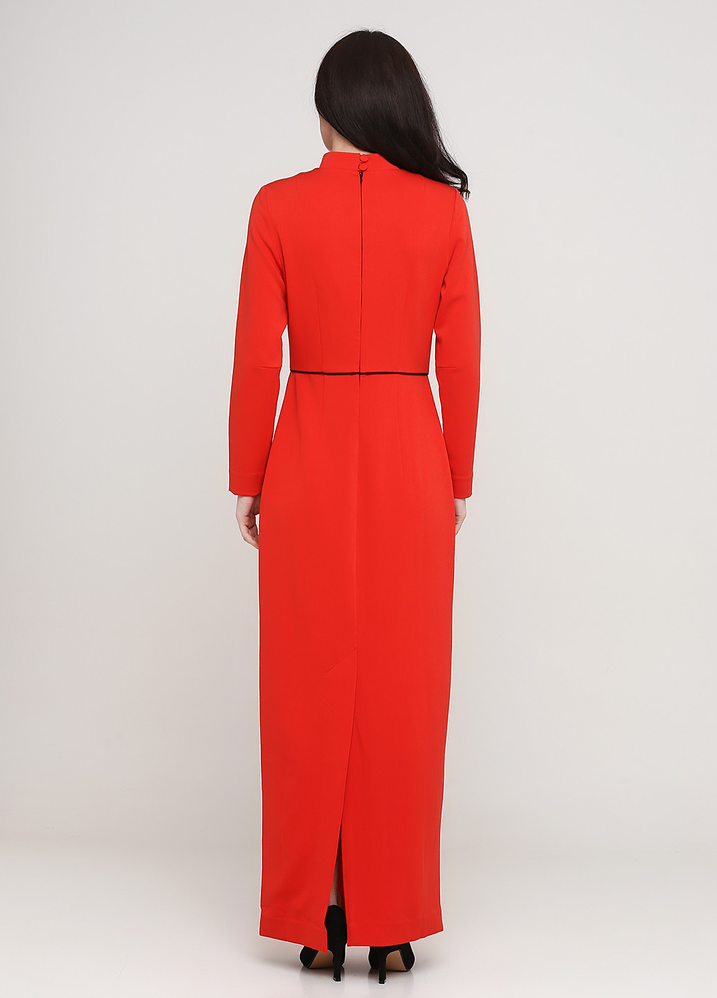 Красное кэжуал платье футляр Anastasia Ivanova for PUBLIC&PRIVATE однотонное