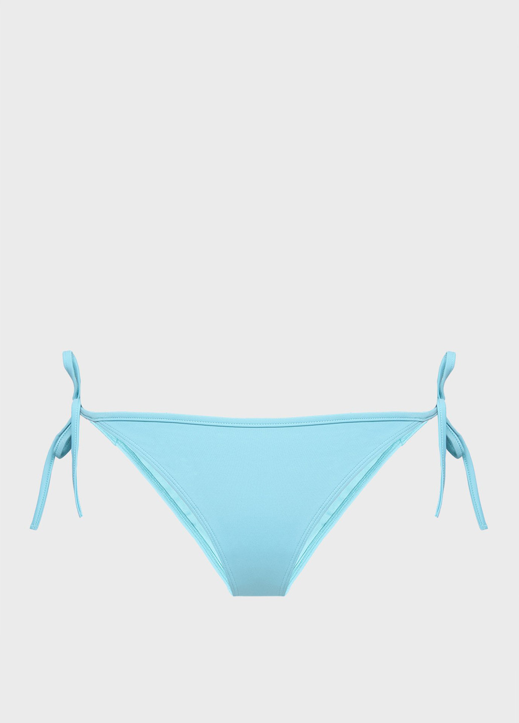 Бирюзовые купальные трусики с логотипом Calvin Klein