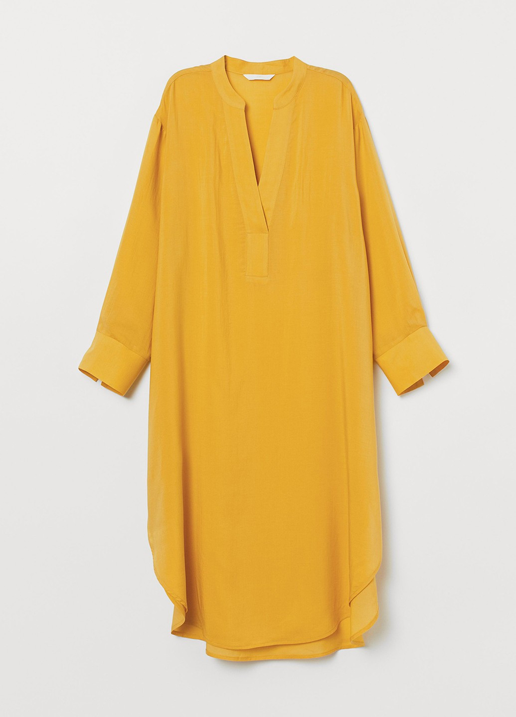Жовтий кежуал плаття, сукня H&M однотонна
