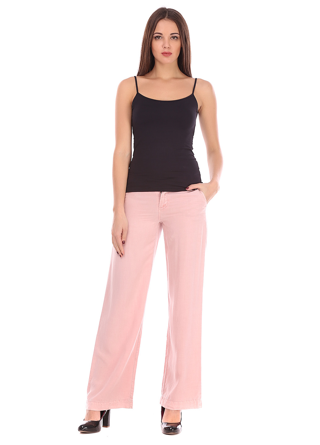 Розовые кэжуал летние брюки LTB