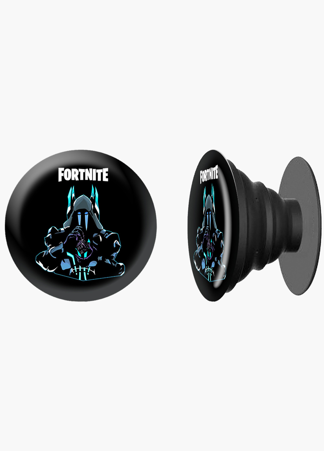 Попсокет (Popsockets) тримач для смартфону Фортнайт (Fortnite) (8754-1195) Чорний MobiPrint (216748447)