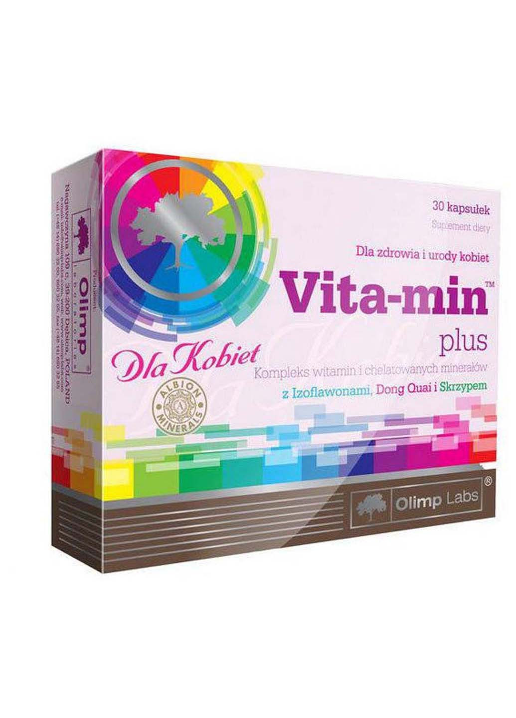 Вітамінно-мінеральний комплекс для спорту Vitamin for Woman 30 Caps Olimp Sport Nutrition (253415868)