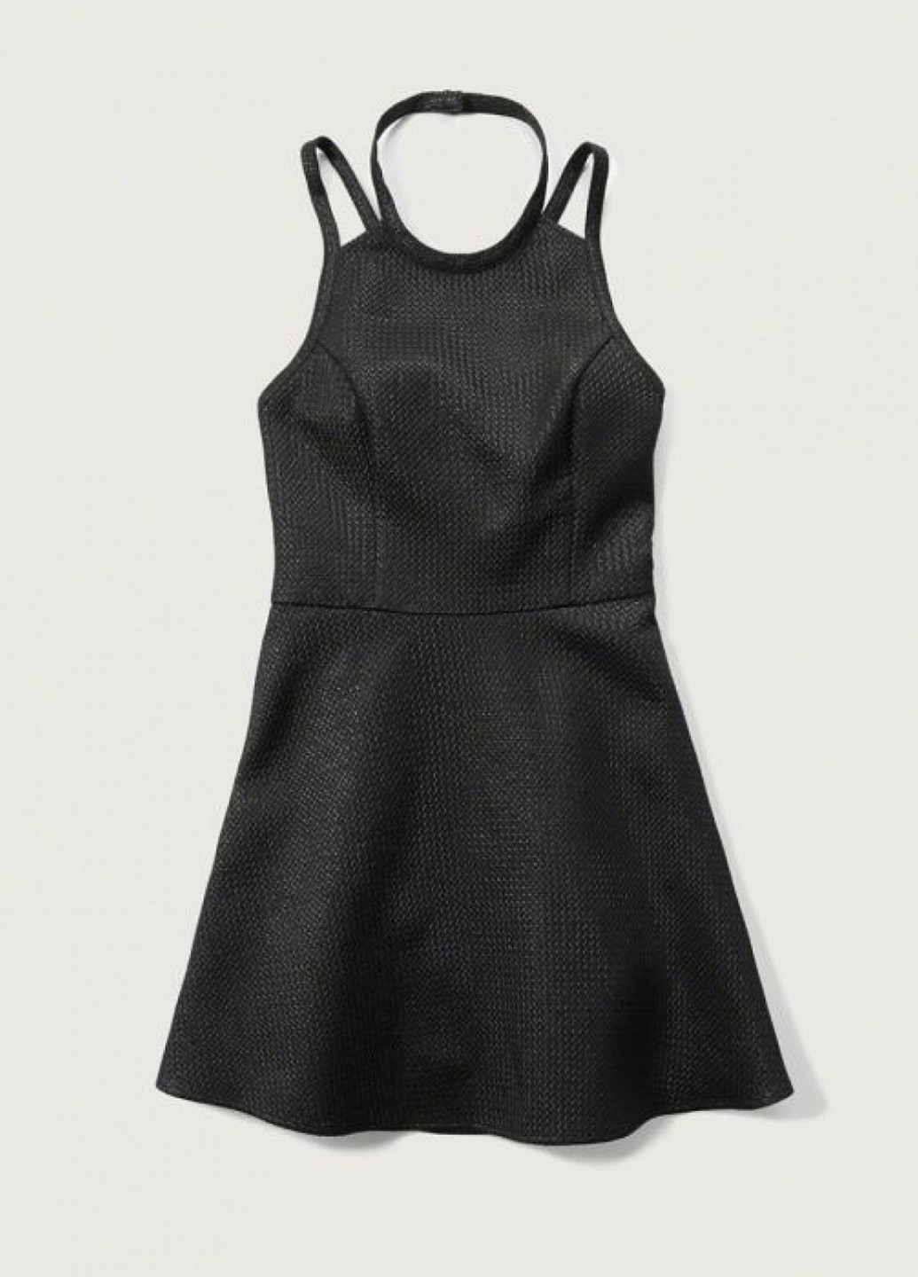 Черное кэжуал платье Abercrombie & Fitch однотонное
