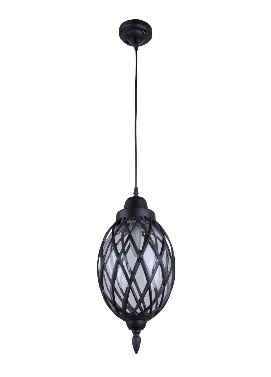 GL-81P C BK IP23 світильник вуличний підвісний Brille (185914198)