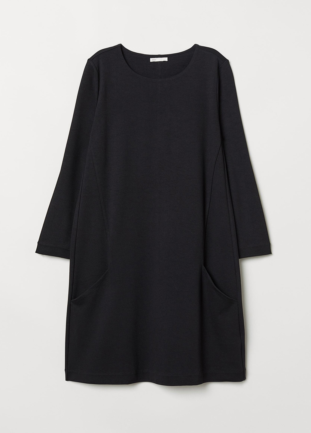 Чорна кежуал сукня а-силует H&M однотонна