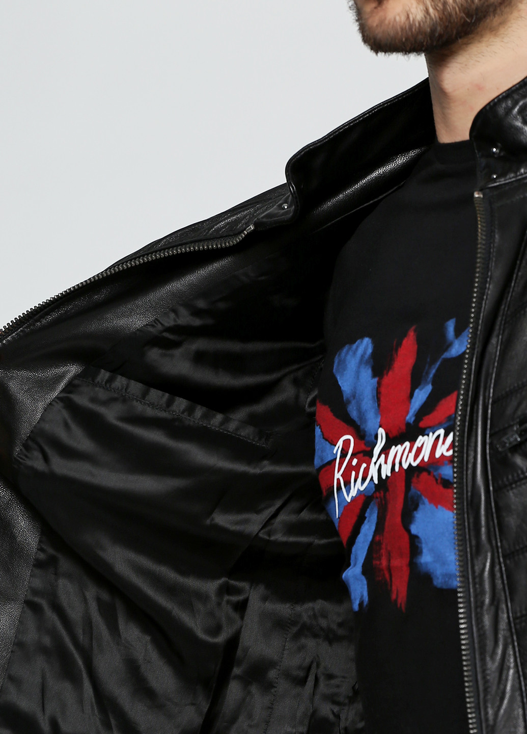 Черная демисезонная куртка Richmond X