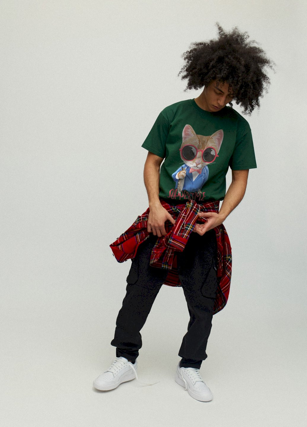 Темно-зелена футболка чоловіча YAPPI