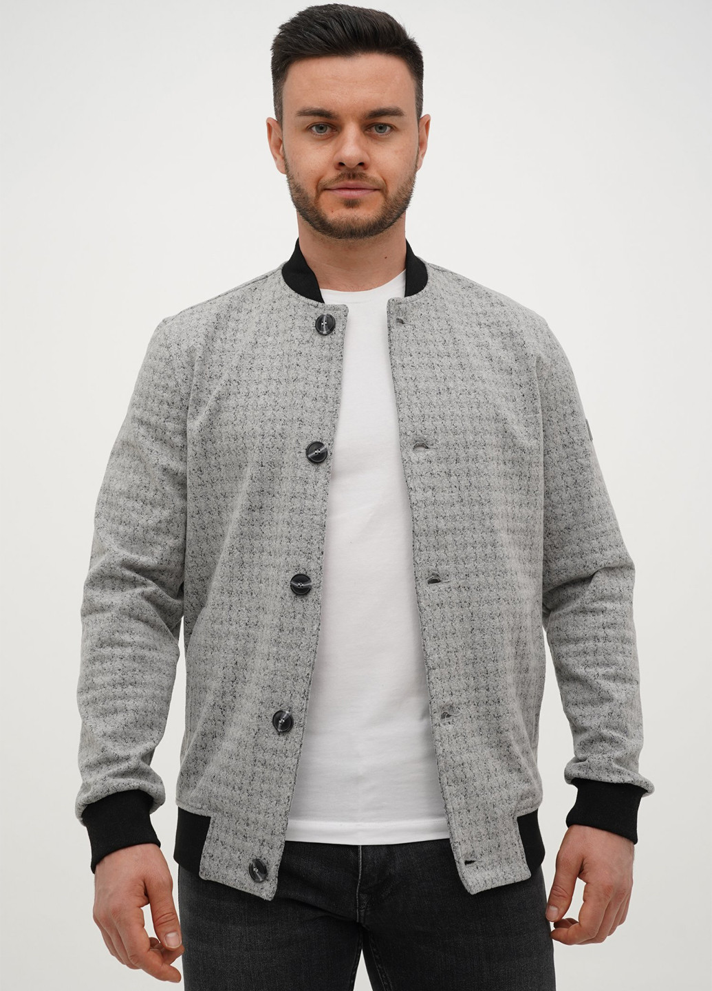 Бомбер Trend Collection на гудзиках (305300786)