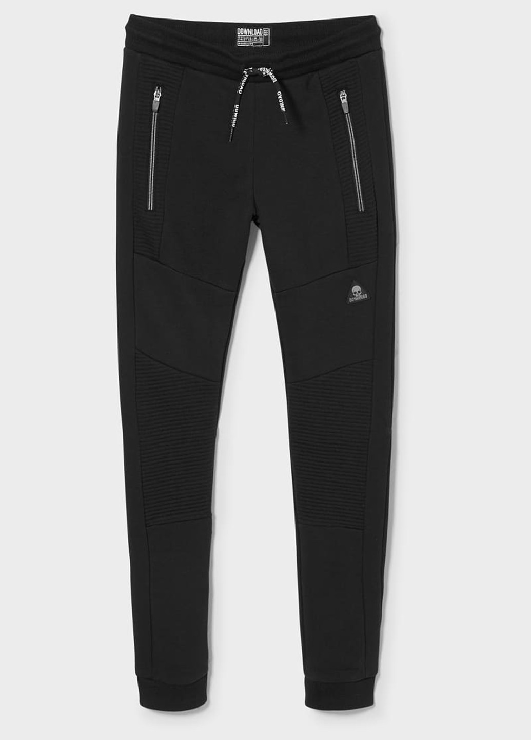 Черные спортивные демисезонные брюки джоггеры C&A