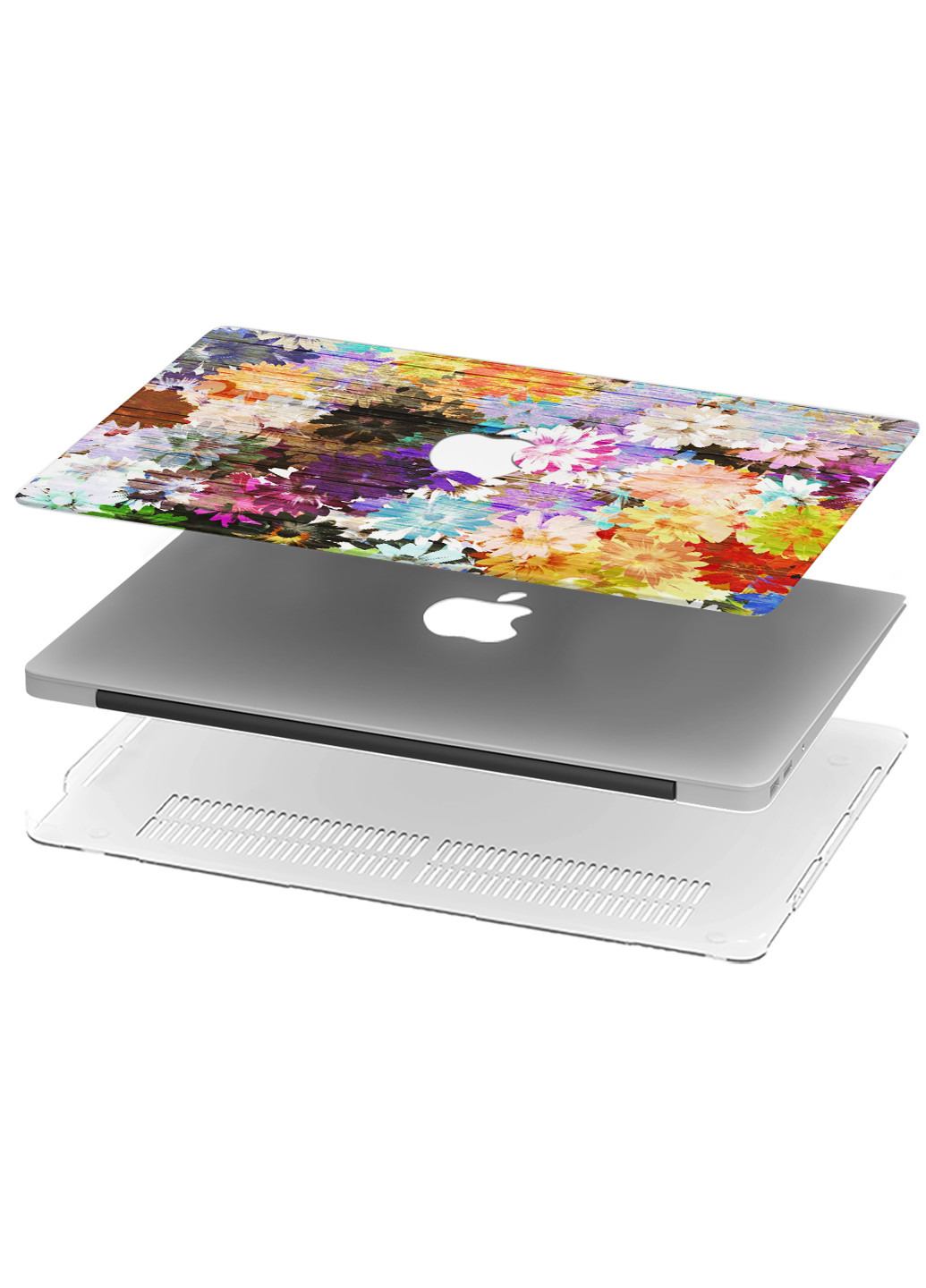 Чехол пластиковый для Apple MacBook 12 A1534 / A1931 Акварельные цветы (Watercolor flowers) (3365-2377) MobiPrint (218857909)