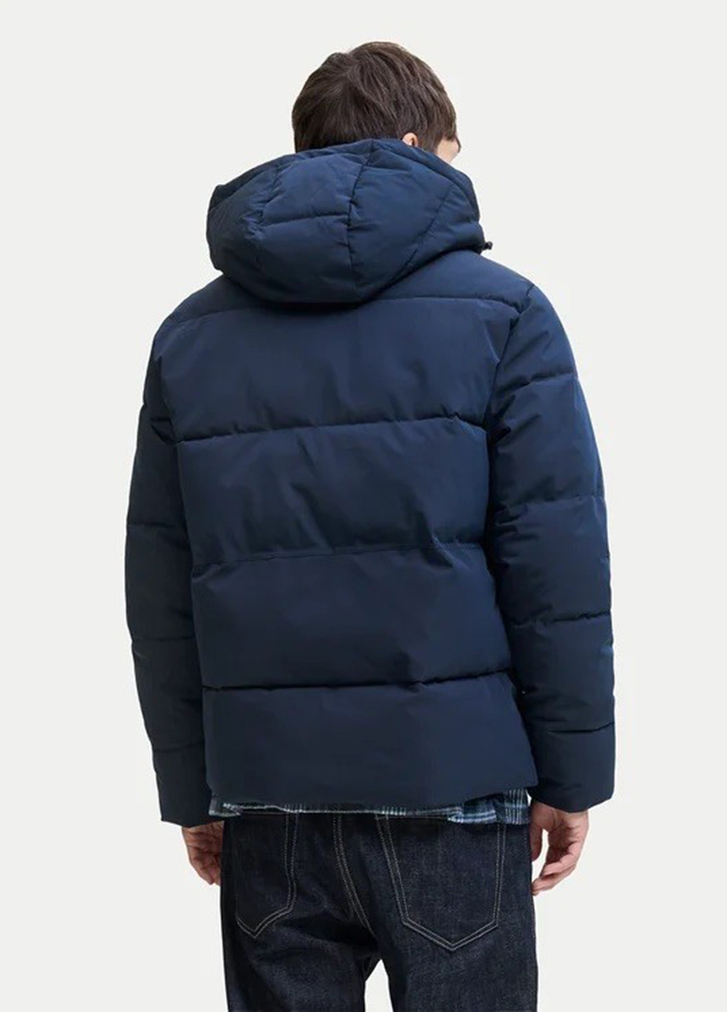 Темно-синяя демисезонная куртка Jack & Jones