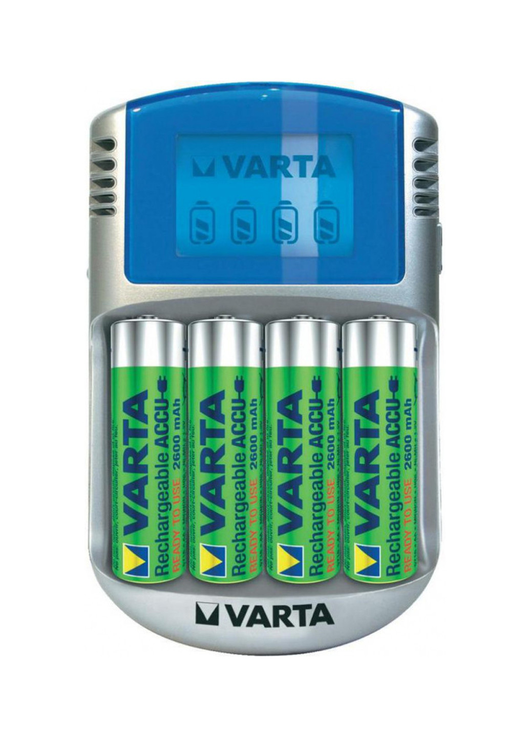 Зарядное устройство Varta lcd charger+4xaa 2500 mah (57070201451) (137882438)
