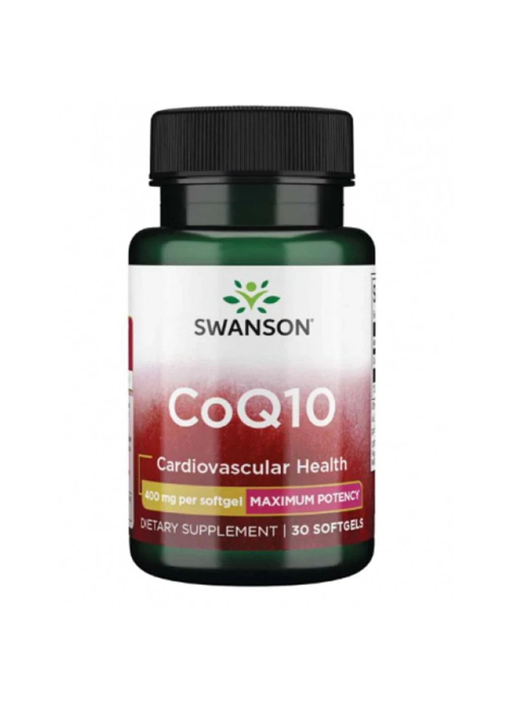 Коэнзим Q10 CoQ10 400 mg 30 капсул Swanson (255410307)