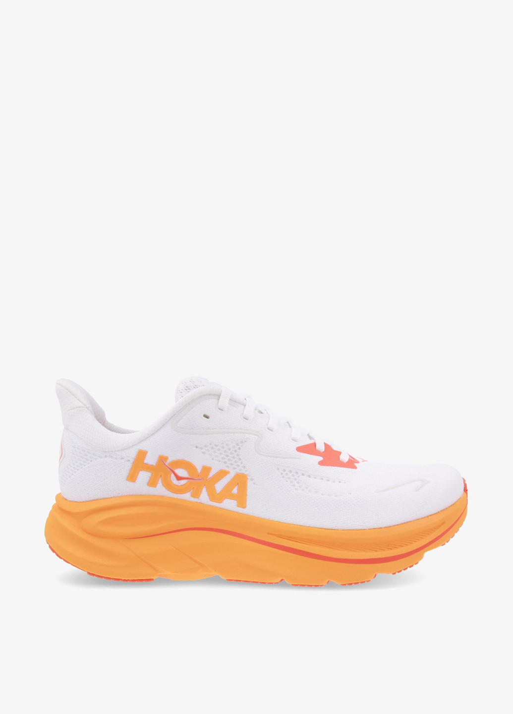 Белые демисезонные кроссовки HOKA CLİFTON 10